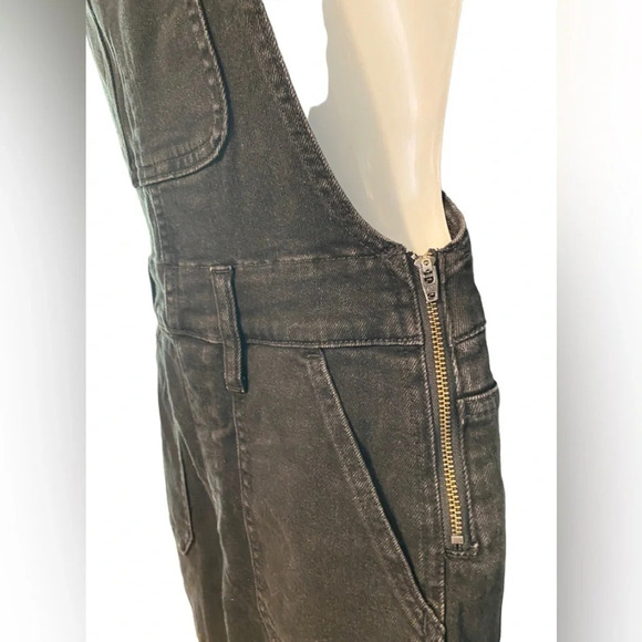 Madewell Black Skinny Denim Overalls - Picture 5 of 12
